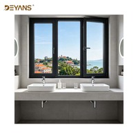 Ventana Corredera de Aluminio Antioxidante Sin Malla para Balcón Exterior