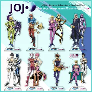 อะนิเมะอะนิเมะอะนิเมะอะนิเมะต่อพ่วงรูปร่างยืนตัวละครลมสีทองการผจญภัยที่แปลกประหลาดของ <span class=keywords><strong>Jojo</strong></span> เครื่องประดับชิ้นเดียวดรอปชิปจีน - Product Image 3