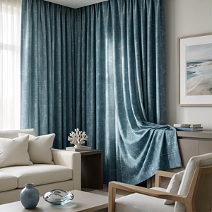 <span class=keywords><strong>Tissu</strong></span> occultant à motif <span class=keywords><strong>lin</strong></span>éaire en gros, poids moyen, excellente performance d'ombrage pour salon et chambre à coucher - Product Image 4