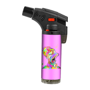 2025 nueva llegada gran oferta logotipos personalizados personalidad seguro fresco Encendedor antorcha encendedor - Product Image 4