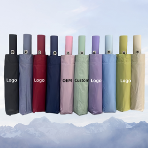 Paraguas con Logotipo Personalizado al por Mayor, Paraguas Plegable Automático de 3 Pliegues con Protección UV, Resistente al Viento, para Viajes, Resistente a la Lluvia - Product Image 2