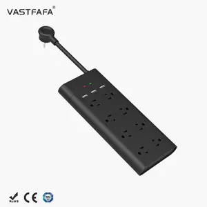 Vastfafa The most effective overvoltage protection multi safety extension box plug socket