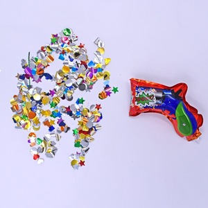 Canon à confettis gonflable Magpie, couleurs mélangées, en plastique, pour fêtes, mariages, anniversaires et festivals - Product Image 3