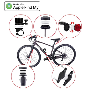 Sonnette de vélo dorée très vendue avec localisateur AirTag intégré pour iOS - Product Image 1