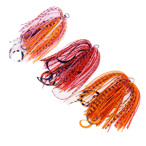 BuzzBait Assist Hook Silicone Rubber Skirt Trailer Replacement for Frog Bait Octopus <strong>Madai</strong> Squid <strong>Jigging</strong> Fishing Squid Lure - Product Image 5