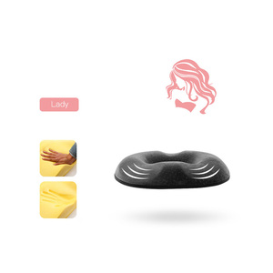Oval Pink Seat Cushion 45.5x40cm <b>Foam</b> Pressure Relief Chair <b>Pad</b> - Product Image 2