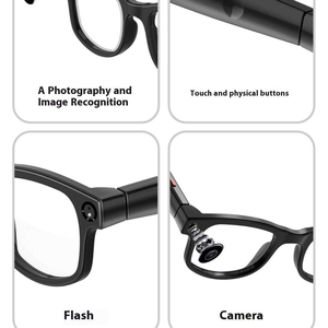 Nouvelles lunettes intelligentes AIMB-G1 avec double caméra, <span class=keywords><strong>traduction</strong></span> IA en temps réel, vidéo HD 1080P, assistant vocal pour les voyages et les affaires - Product Image 2