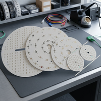 Carte PCB Ronde en Aluminium Personnalisée SMT SMD pour Projet d'Intelligence Artificielle Robotique - Hawkwintech FR-4 1.6mm 1-24 Couches