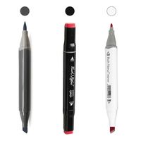Ensemble de 24 à 262 marqueurs à alcool double pointe colorés, stylos à double embout, marqueurs à alcool huileux avec logo personnalisé
