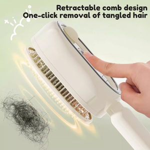 Brosse à vapeur nano-brume avec réservoir d'huile essentielle de 10 ml, appareil de massage du cuir chevelu pour des cheveux sans frisottis - Product Image 4