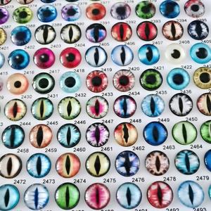 زجاج حماية البيئة 6 من القطيفة-50 ألوان متعددة اختيارية لعبة حيوان عيون تنين زجاجية - Product Image 1