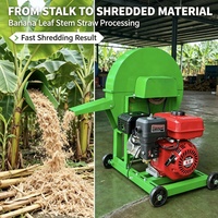 Machine agricole spéciale pour la coupe des tiges de bananes, broyeur multifonctionnel de feuilles de bananes et de paille pour l'alimentation des poulets, des canards, des porcs et du bétail