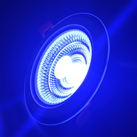 Plafonnier LED encastré en verre ultra-plat, 6W, 10W, 15W, 20W, 25W, type COB, le plus vendu