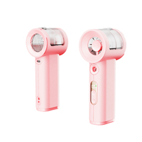 Ventilateur portable mini turbo 2026 avec écran LED, 5 vitesses, pulvérisation d'eau, rechargeable 4000 mAh, 20000 tr/min et fonction brumisation