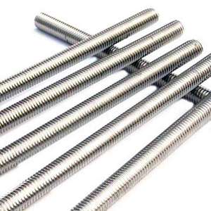 Barre filetée M8 en acier électrogalvanisé haute résistance, filetage à droite, pour l'ingénierie de construction - Product Image 2