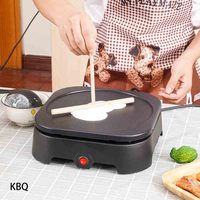 Mini crêpière électrique automatique antiadhésive de maison pour gaufres aux œufs et omelettes