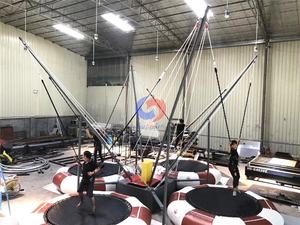 Tiangutefun — trampoline gonflable, grand cosmétique d'extérieur, de qualité commerciale, 4 station, pour enfants et adultes - Product Image 6