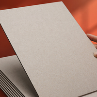 Carton gris rigide de 2.5mm Carton gris haute densité Papier gris aggloméré 1.5mm 2.3mm d'épaisseur Carton Gris Feuilles de carton gris