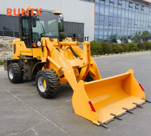 RUNTX Лидер продаж RUNTX 1,8 тонный фронтальный погрузчик RTX918 мини-колесный погрузчик землеройная машина - Product Image 4