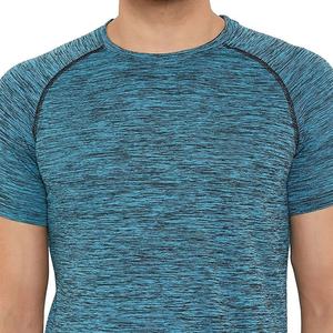 เสื้อยืดผู้ชายผ้าแห้งเร็วสำหรับออกกำลังกายกลางแจ้ง ดีไซน์ใหม่จากซัพพลายเออร์ ผลิตจากผ้าที่ระบายความชื้นได้ดี รับผลิตตามแบบ - Product Image 3