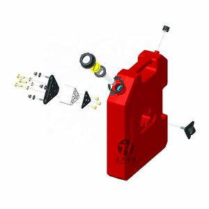 Supports de fixation métalliques <span class=keywords><strong>pour</strong></span> réservoir de carburant en plastique / bidon d'essence / bidon jerrycan - Product Image 3