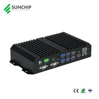 Papan Tertanam Metal Body Rockchip RK3588 Octa Core 8K Industrial Android Digital Signage AI Edge Computing Box