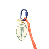 Sportball-Acryl-Schlüsselanhänger, Niedlicher Badminton-, Fußball-, Basketball-, Bowling-, Football-, Golf-Anhänger, Mini-Gold-Sport-Charm