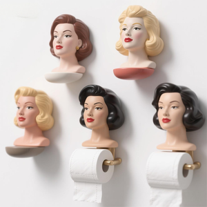 ที่วางขวดไวน์เรซิ่นแบบกำหนดเอง: รูปปั้นหัวผู้หญิงอเมริกัน 3 มิติ พร้อมการลง<span class=keywords><strong>ส</strong></span>ีด้วยมือ ตกแต่ง<span class=keywords><strong>ส</strong></span>วยงามและมั่นคง<span class=keywords><strong>ส</strong></span>ำหรับเคาน์เตอร์บาร์ - Product Image 4