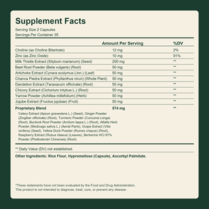 Complément Alimentaire OEM Marque Blanche : Capsules de Soutien Hépatique au Chardon-Marie, Complexe de Choline, Zinc, Artichaut et Racine de Pissenlit - Product Image 2