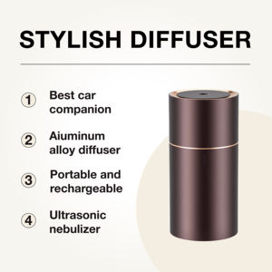 Wholesale Custom <b>Rechargeable</b> Aluminum Alloy <b>Diffuser</b> Ultrasonic Nebulizer Portable <b>Diffuser</b> - Product Image 2