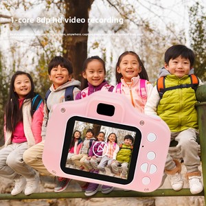 Mini cámara para niños con pantalla IPS de 2 pulgadas, vídeo HD 1080p, múltiples juegos de rompecabezas y filtros integrados, regalos de juguetes para niños - Product Image 5