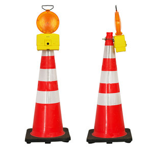 CITICITY Road Safety Warning Lamp 4R25 <b>Battery</b> Powered LED Plastic Roadside Emergency Light - Product Image 6