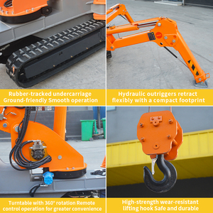 Grúa Araña Eléctrica de 3 Toneladas, Mini Equipo de Elevación Hidráulico para Obras de Construcción y Renovación en Áreas Estrechas - Product Image 5