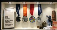 Médaille de marathon, de course à pied, de cyclisme, de piste et de terrain, de karaté, de sport, en métal, finition or et argent, sur mesure par le fabricant