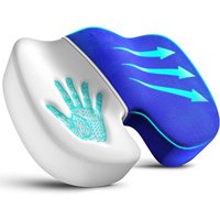 Confort coussin de siège en mousse à mémoire de forme dos zéro gravité coccyx fauteuil roulant orthopédique coussin de Gel de refroidissement