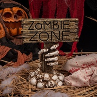 Halloween squelette fantôme main Table accessoires d'affichage pour cour maison hantée salle d'évasion décoration décorations de fête