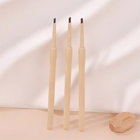 Crayon à sourcils rétractable 2 en 1 avec brosse, pour des arches définies, combler les espaces, estomper uniformément, formule waterproof et anti-bavures