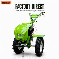 Mini motoculteur diesel 7HP avec moteur diesel OHV pour travaux de jardinage, transmission robuste, ameublissement du sol, homologué CE