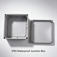 Boîte de jonction électrique étanche à la poussière et à l'eau en plastique ABS IP65 avec couleur personnalisée et dimensions 280x280x130mm pour enclos extérieur