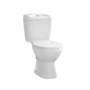 Ensemble de sanitaires en céramique européenne à double chasse, <span class=keywords><strong>WC</strong></span>, lavabo sur colonne, lavabo à poser, siphon en P pour salle de bain, vente en gros à prix abordable - Product Image 2
