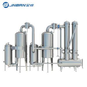 Industrieller Edelstahl 1000l Vakuum konzentrator Verdampfer Doppel effekt verdampfer - Product Image 2