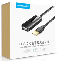 Cable de Extensión USB 2.0 Activo Mindpure de 20M/65FT, Repetidor de Señal FE1.1S para VR, Impresora, Cámara Web, Cámara de Seguridad