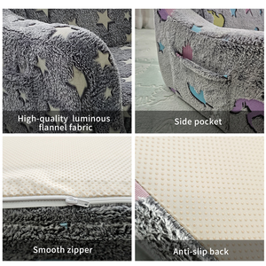 Phát sáng trong bóng tối trẻ em chuyển đổi Sofa ghế gấp ra đi văng Lounger cho phòng ngủ Toddler nệm với kéo ra tính năng - Product Image 3