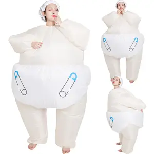 Khuyến mại hoạt động Inflatable trang phục ba lê khổng lồ bé Đội Trưởng dành cho người lớn phim hoạt hình búp bê chất béo người đàn ông Inflatable trang phục