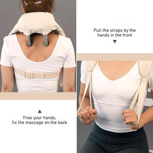 Masajeador inalámbrico de cuello y hombros, masajeador de cuello y espalda Shiatsu con calor calmante para aliviar el dolor, tejido profundo - Product Image 5