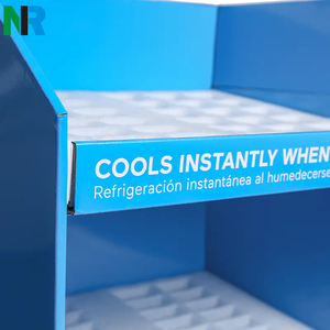Wholesale Custom Logo Printing PP Corrugated Stand Detachable DIY <b>Display</b> <b>Racks</b> for Shops - Product Image 6