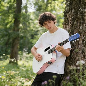 <span class=keywords><strong>Guitare</strong></span> de voyage intelligente la plus vendue, légère, portable, couleur personnalisée, en stock, vente flash - Product Image 2