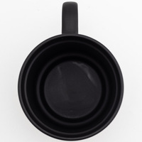 Tasse à café à base de liège noir mat avec logo personnalisé, tasse en céramique avec fond en liège isolé en bois et couvercle anti-éclaboussures