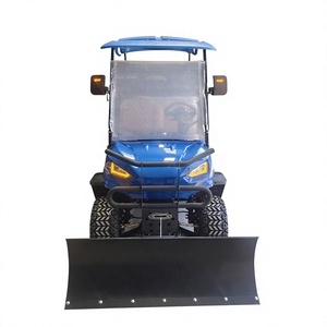 Voiturette de golf électrique tout-terrain robuste 4 places pour le déneigement et le nettoyage - Product Image 2
