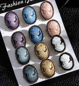 Broche Retro Vintage de Aleación para Mujer, Joyería para Boda, Compromiso o Fiesta, con Baño de Oro, Regalo - Product Image 3